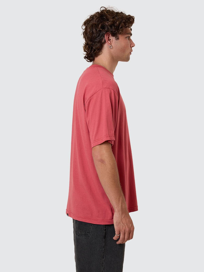 Minimal Thrills Merch Fit Tee - Redwood XS