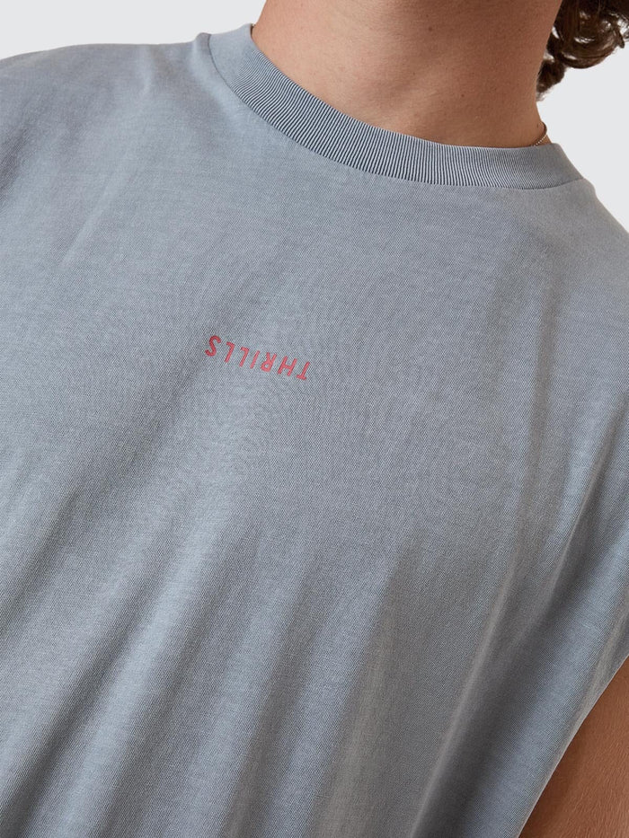 Minimal Thrills Merch Fit Muscle Tee - Smog XS