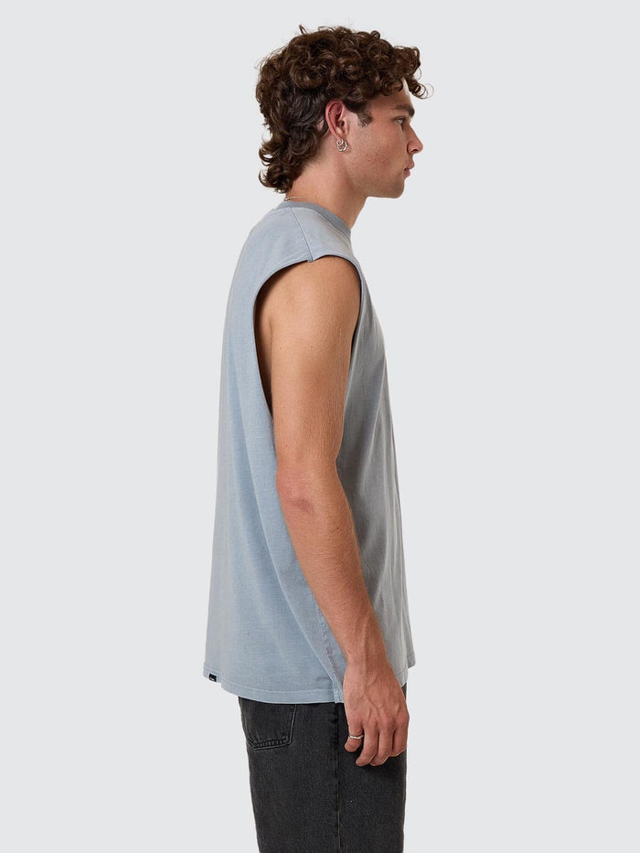 Minimal Thrills Merch Fit Muscle Tee - Smog XS