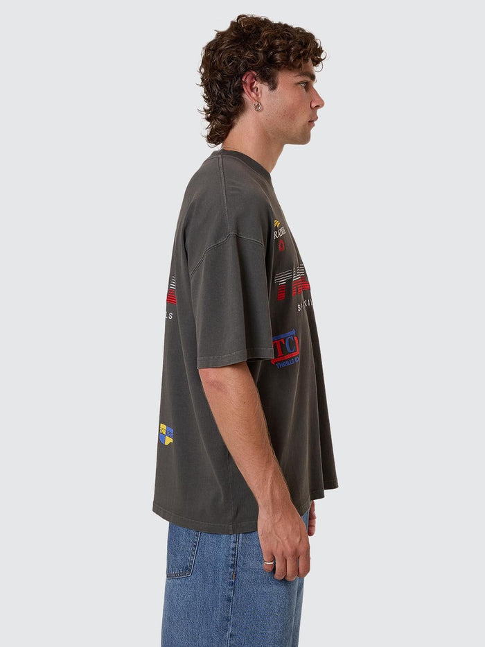 Anarchy In Paradise Box Fit Oversize Tee - Merch Black XS