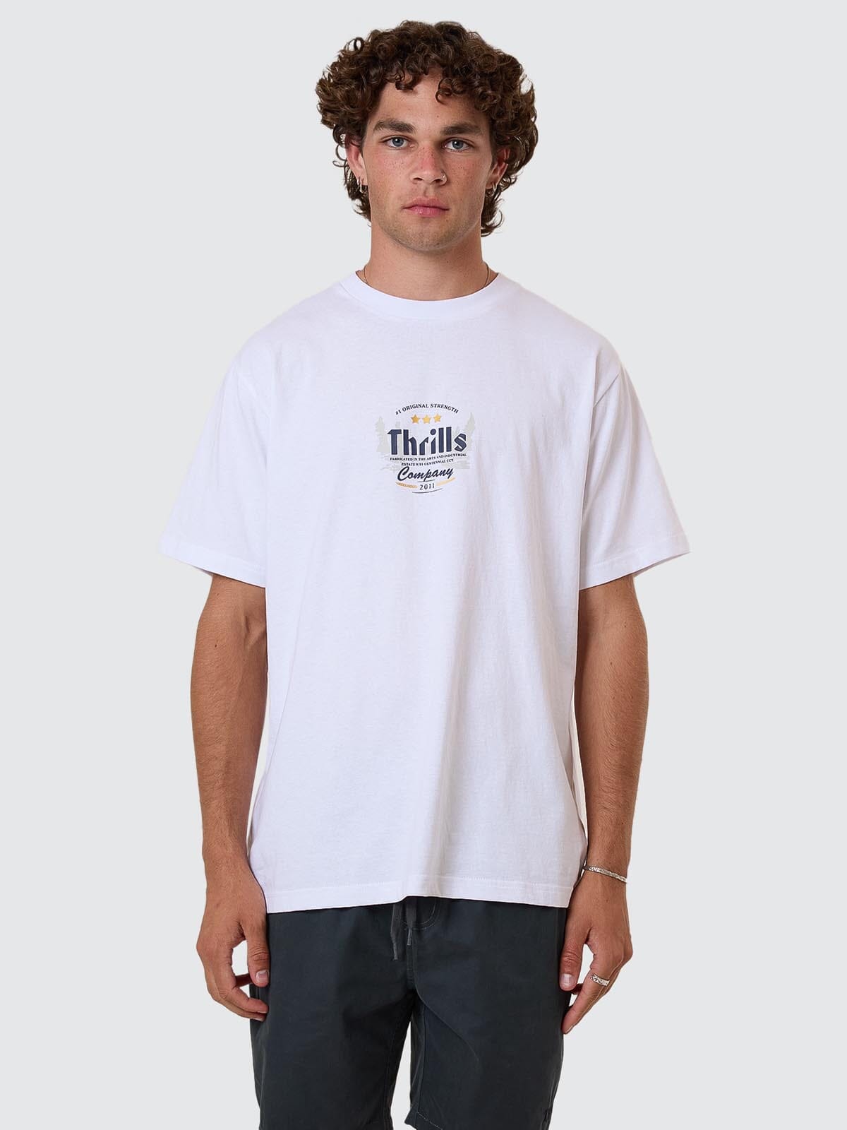 OG Strength Merch Fit Tee - White XS