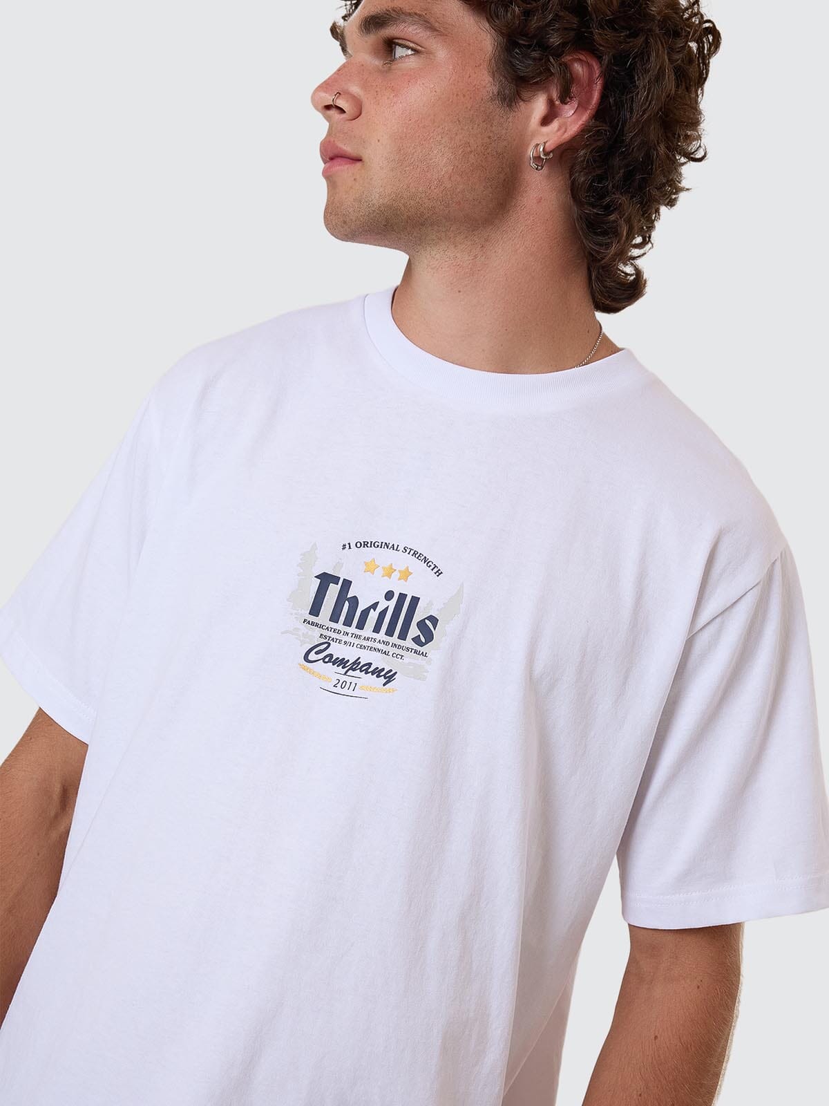 OG Strength Merch Fit Tee - White XS
