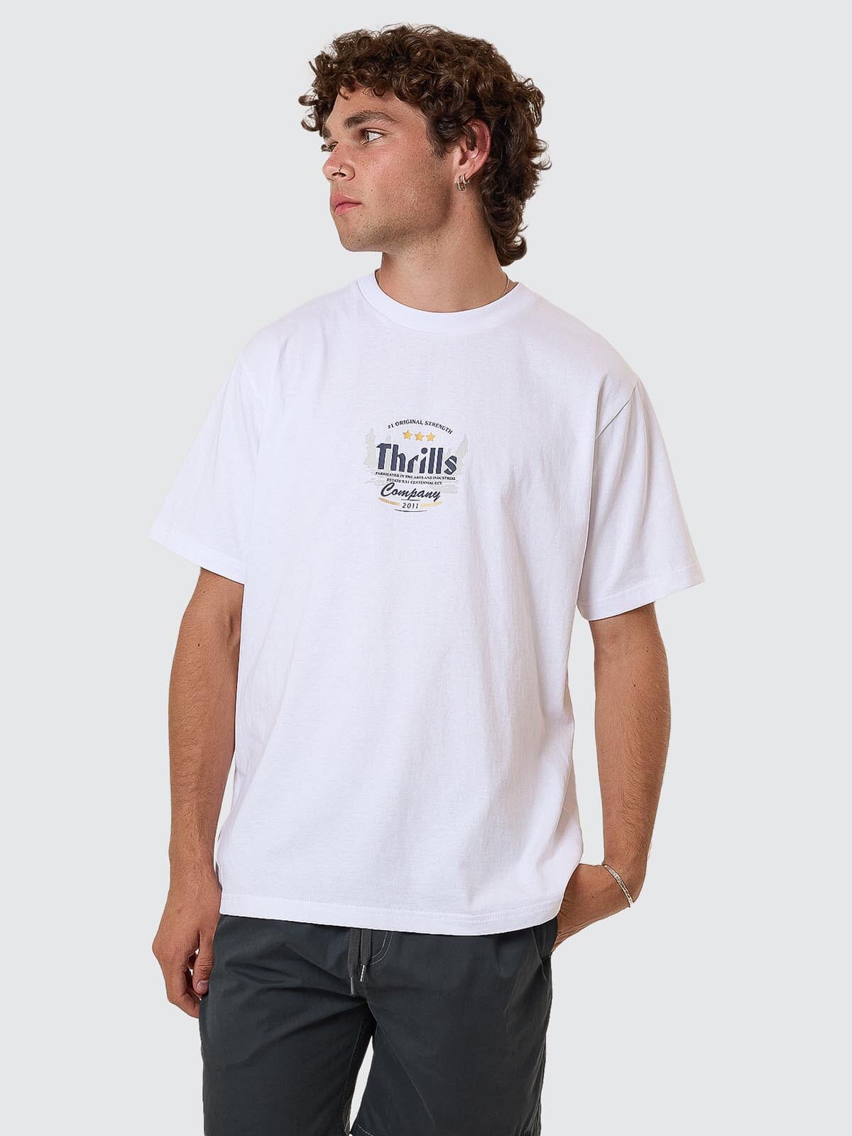 OG Strength Merch Fit Tee - White XS
