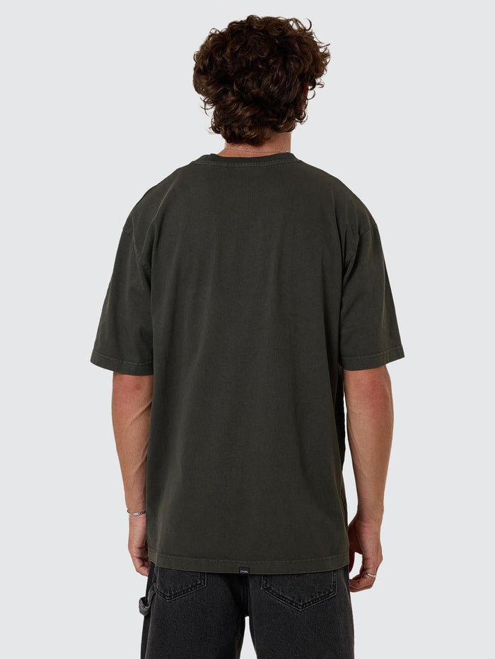 Built To Win Oversize Fit Tee - Oil Green