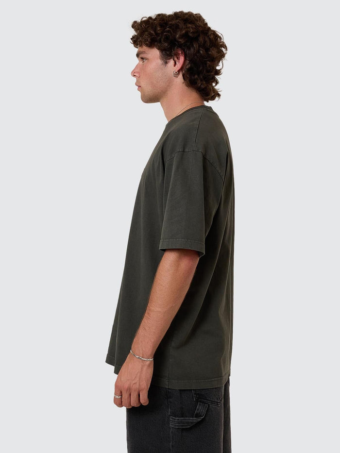 Built To Win Oversize Fit Tee - Oil Green