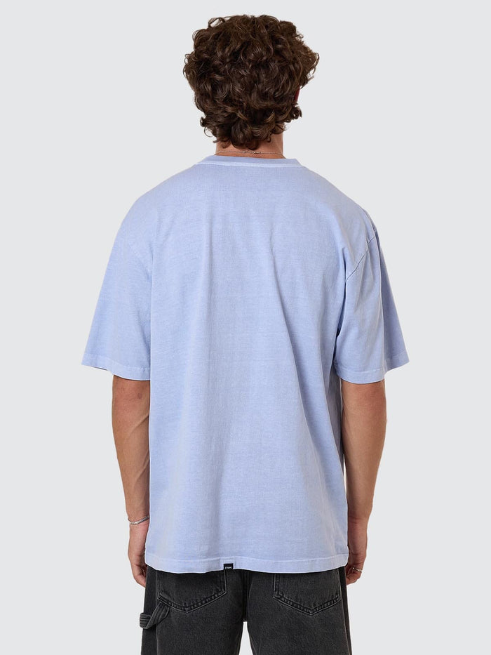 Pit Stop Oversize Fit Tee - Cornflower Blue XS
