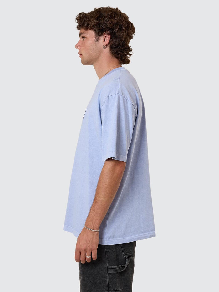 Pit Stop Oversize Fit Tee - Cornflower Blue XS