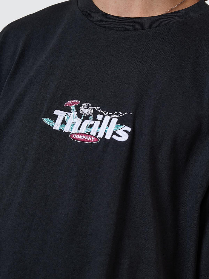 Make A Wish Oversize Fit Tee - Faded Black XS