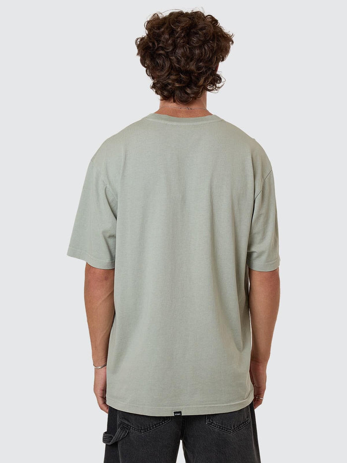 Make A Wish Oversize Fit Tee - Dirty Sage XS