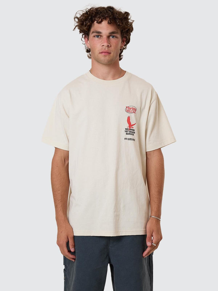 1st Grade Service Merch Fit Tee - Heritage White XS
