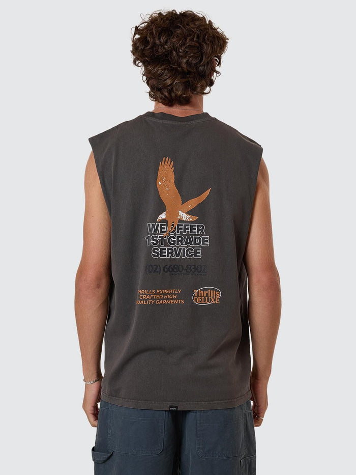 1st Grade Service Merch Fit Muscle Tee - Merch Black XS