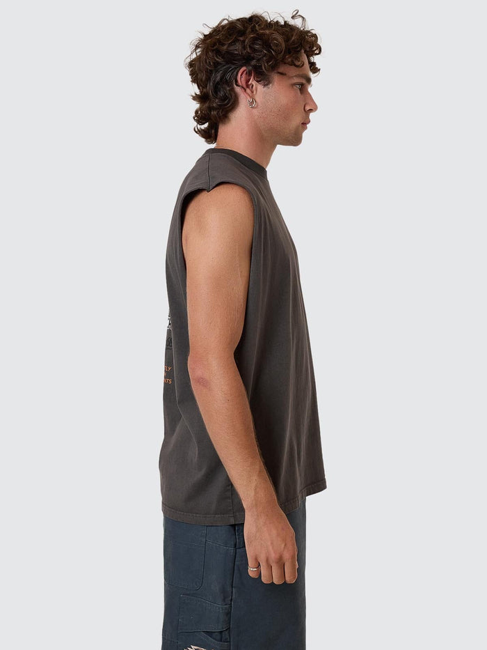 1st Grade Service Merch Fit Muscle Tee - Merch Black XS