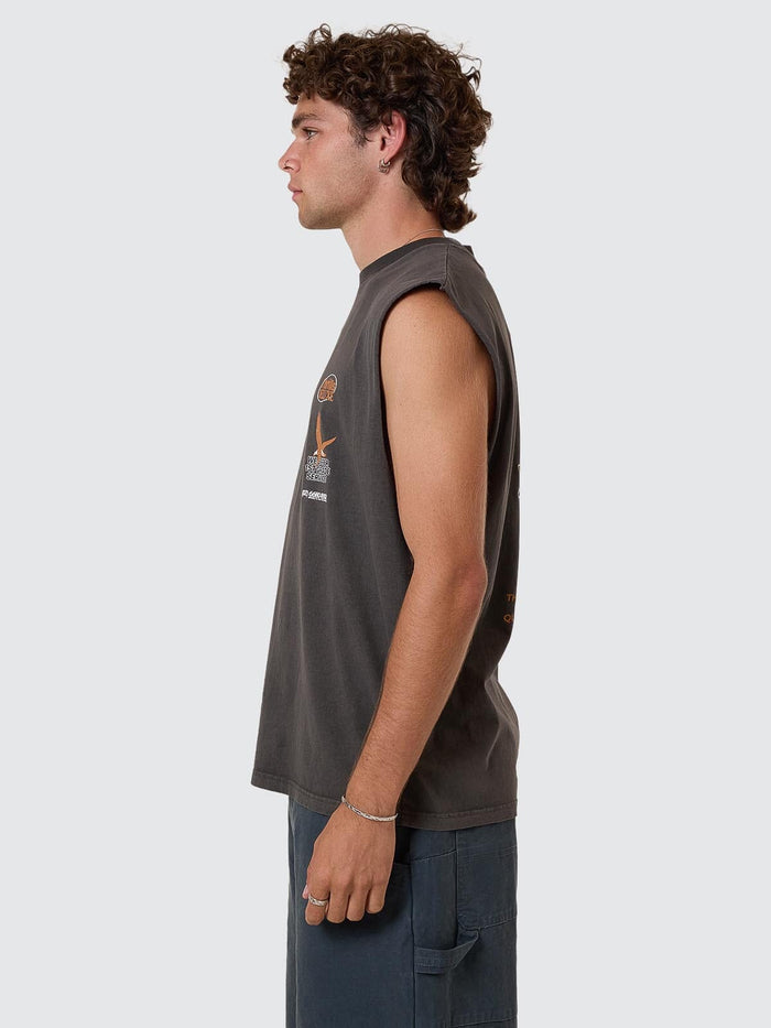 1st Grade Service Merch Fit Muscle Tee - Merch Black XS