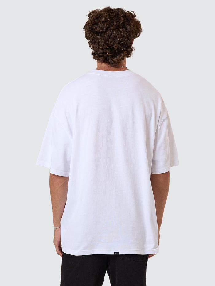 Los Stingers Box Fit Oversize Tee - White XS