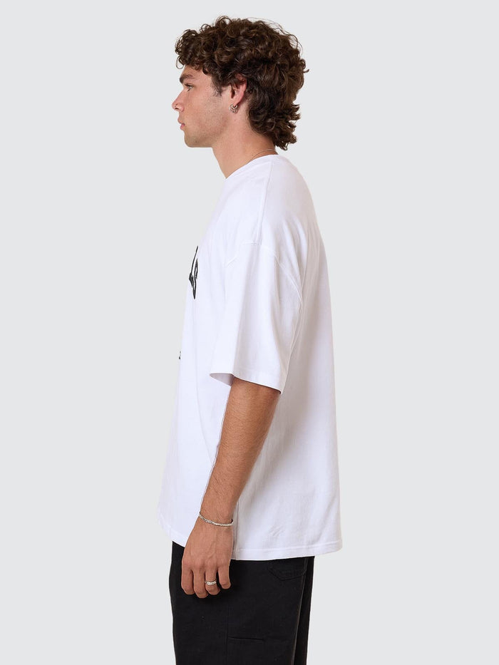 Los Stingers Box Fit Oversize Tee - White XS