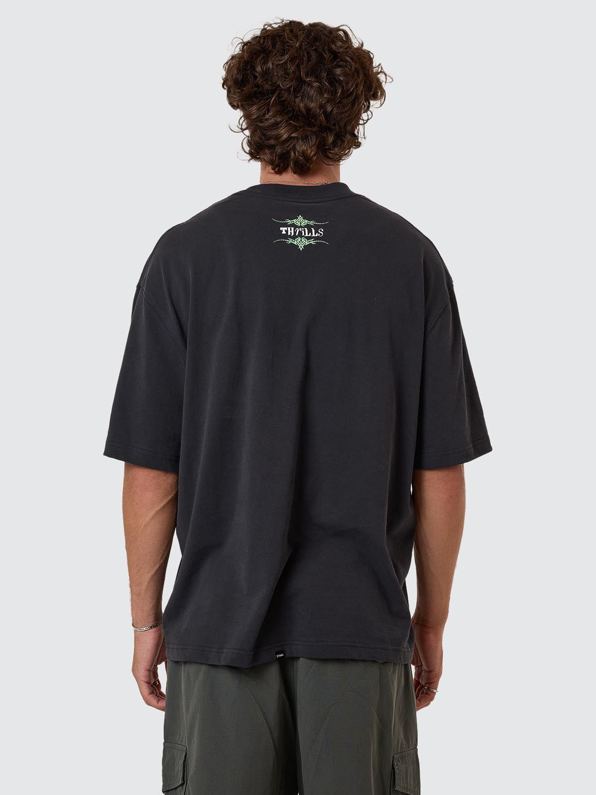 【KOOLOSET】MINOR Box Tee D019 Indigo-Dipped Yuma 90S Boxy Pocket Tee - Buck Mason
