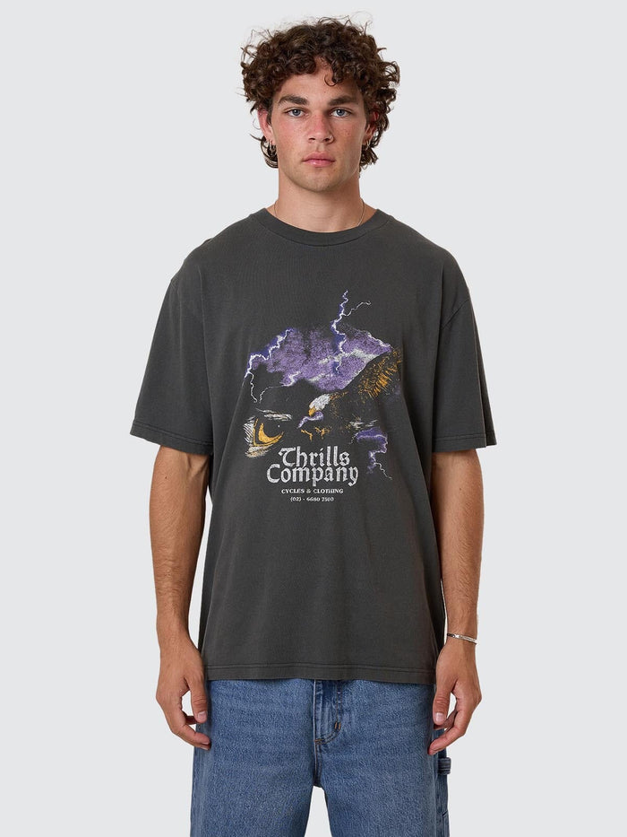 Flight Risk Oversize Fit Tee - Merch Black XS