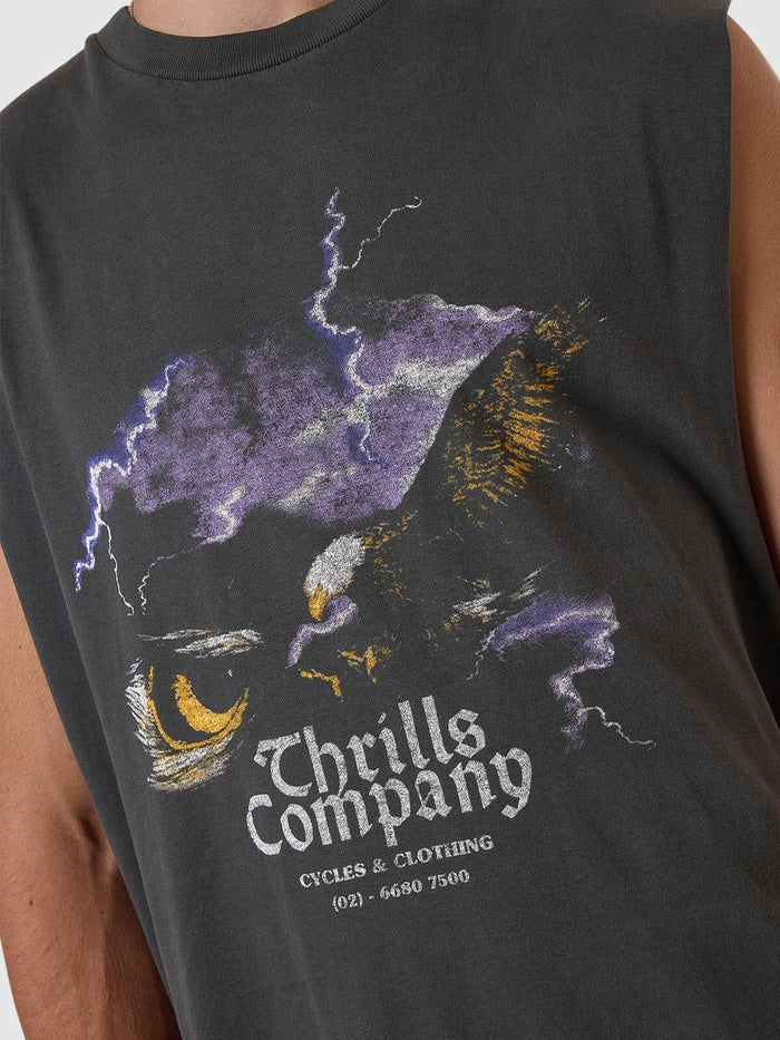 Flight Risk Merch Fit Muscle Tee - Merch Black XS