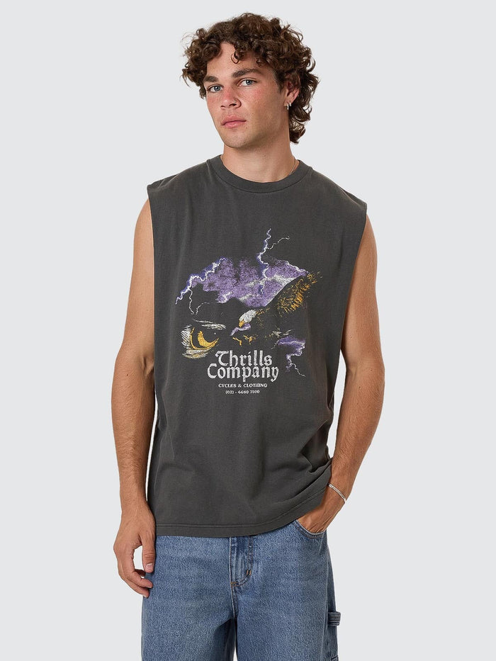 Flight Risk Merch Fit Muscle Tee - Merch Black XS