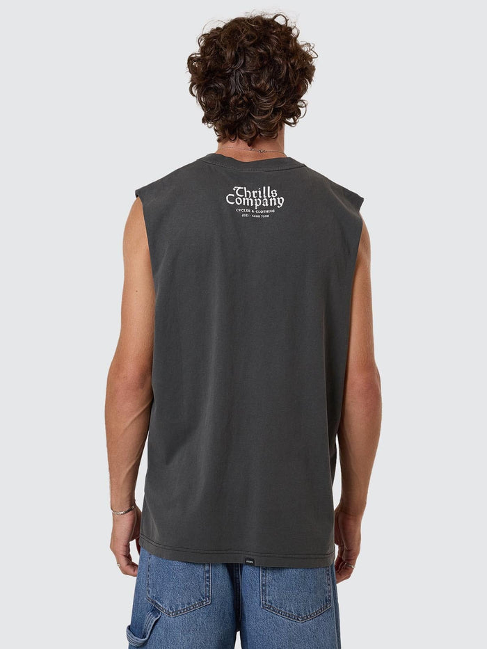 Flight Risk Merch Fit Muscle Tee - Merch Black XS