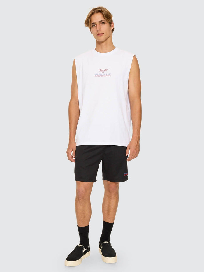 Paradise Before Anarchy Merch Fit Muscle Tee - White XS