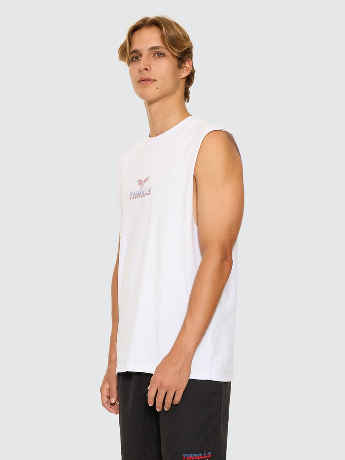 Paradise Before Anarchy Merch Fit Muscle Tee - White XS
