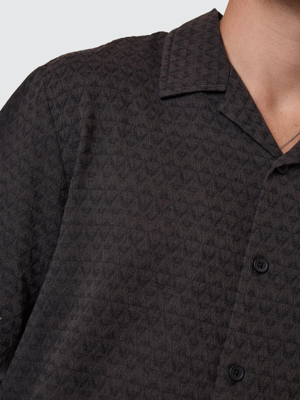 Airborne Bowling Shirt - Turkish Coffee