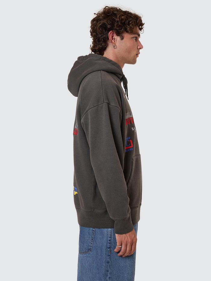 Anarchy In Paradise Slouch Pull On Hood - Merch Black XS