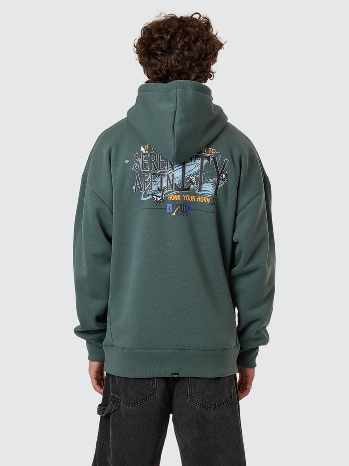 Serenity Affinity Slouch Pull On Hood - Sea Pine XS