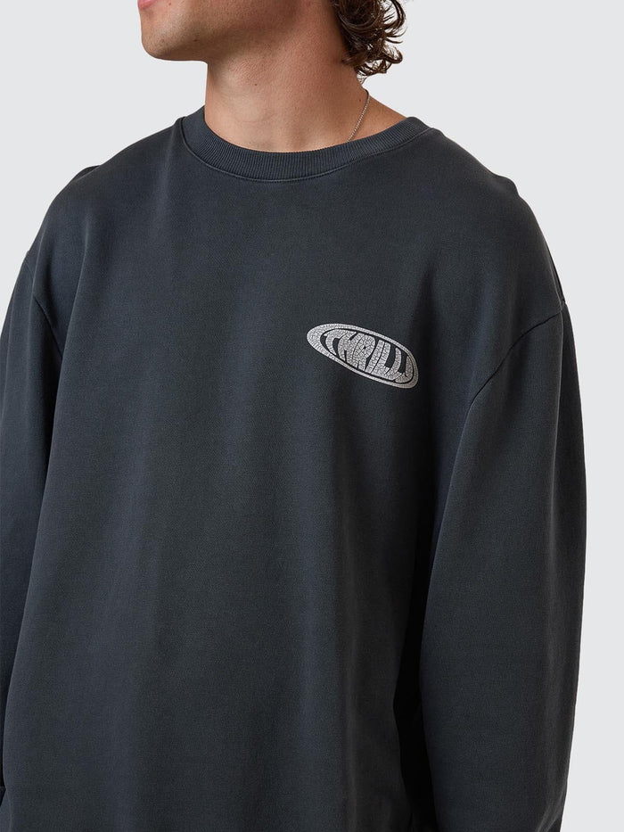 Shadowless Oversize Crew - Ebony XS