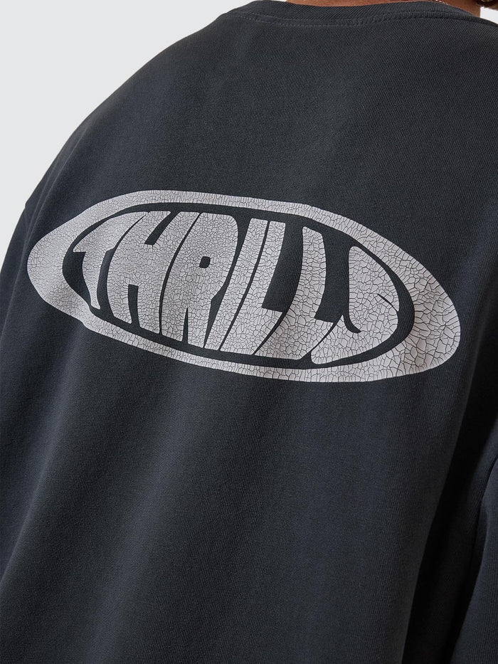 Shadowless Oversize Crew - Ebony XS