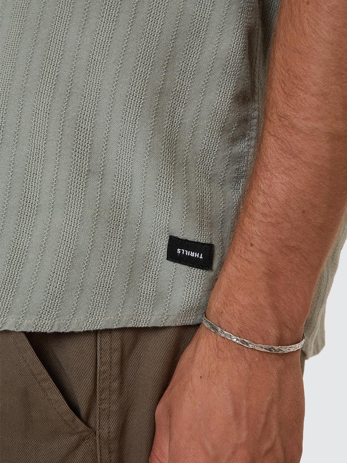 Unhinged Short Sleeve Shirt - Dirty Sage XS