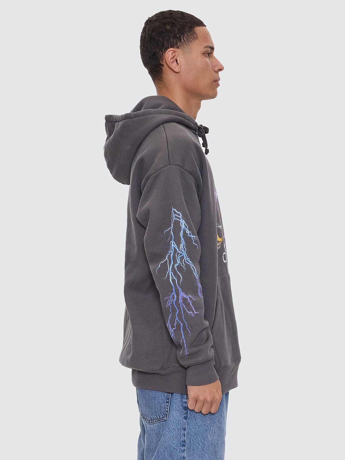 Flight Risk Slouch Pull On Hood - Merch Black