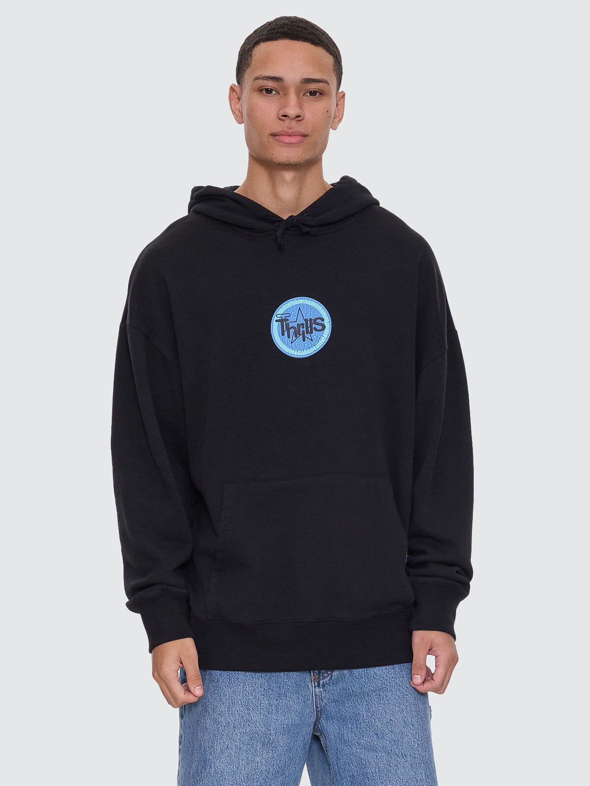 Super Blast Slouch Pull On Hood - Black