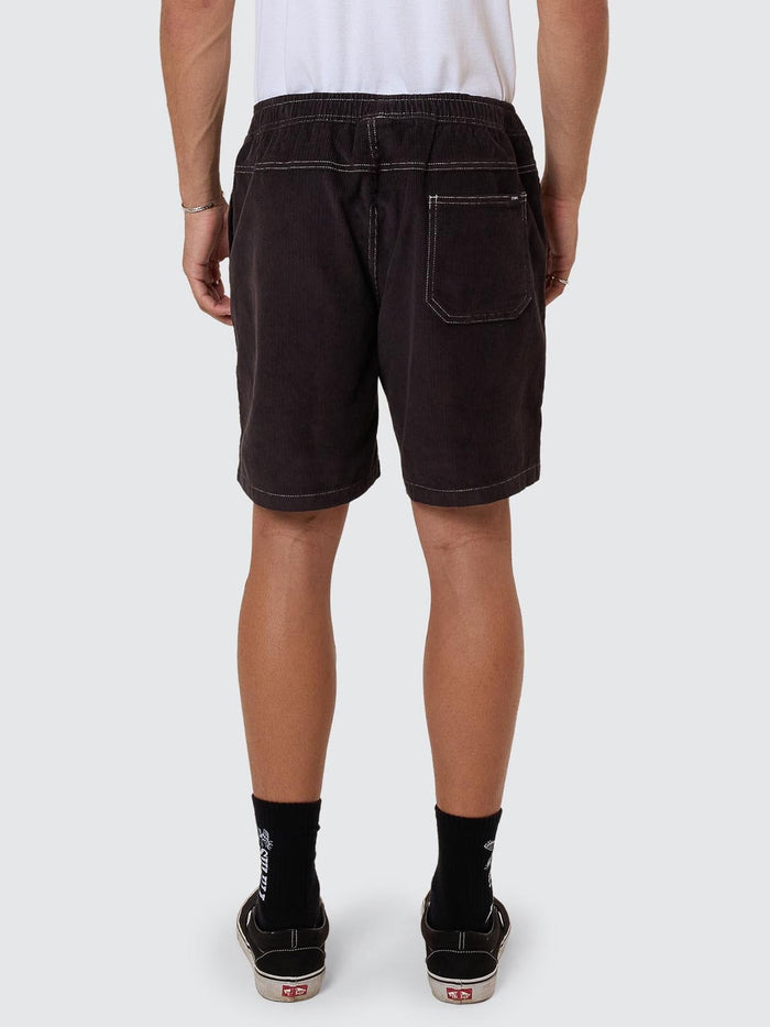 Anarchy In Paradise Cord Volley - Dark Charcoal 28