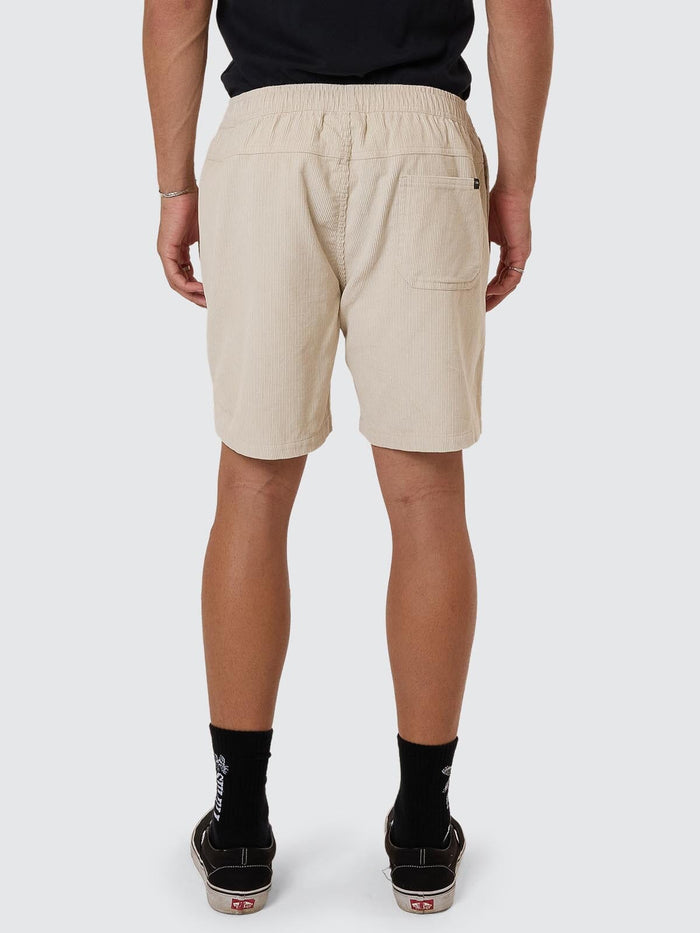 Anarchy In Paradise Cord Volley - Light Grey 28