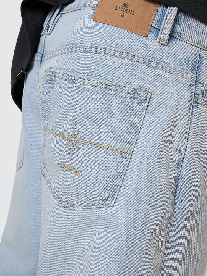 Infinite Dopamine Slacker Denim Jean - Light Ash Blue 26