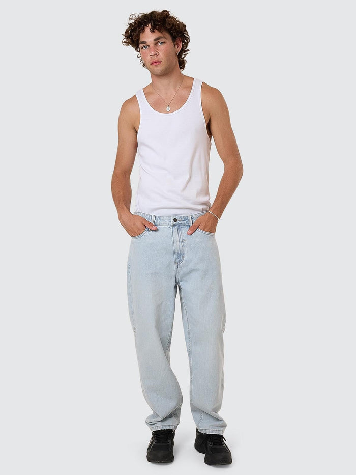 Infinite Dopamine Slacker Denim Jean - Light Ash Blue 26