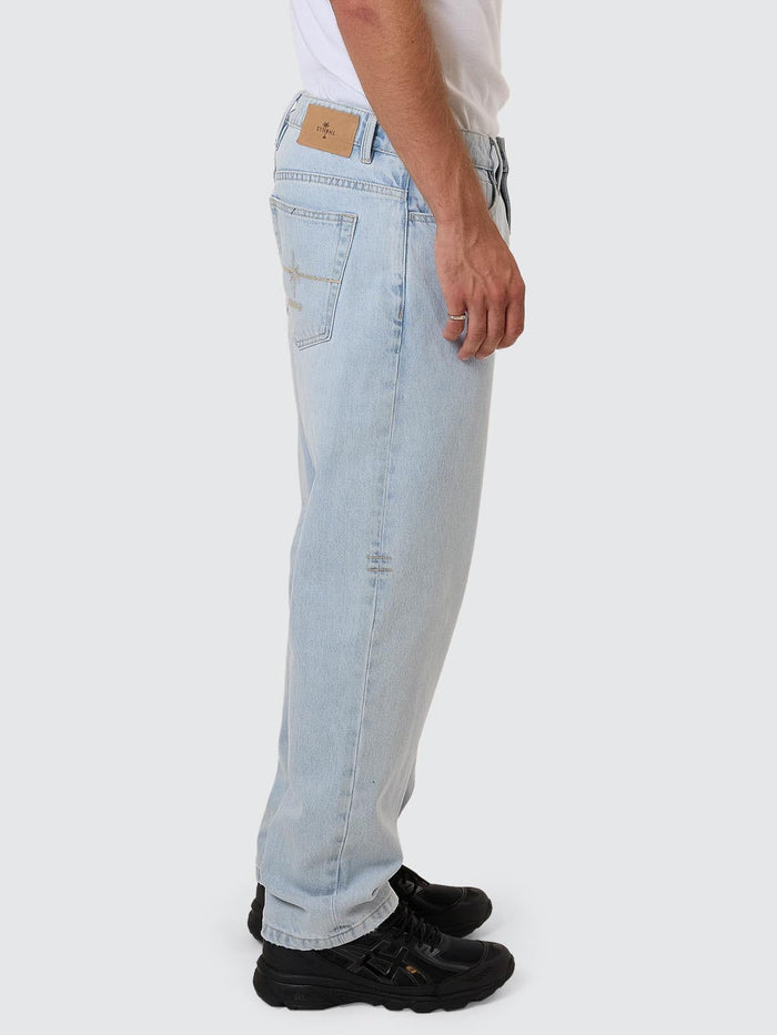 Infinite Dopamine Slacker Denim Jean - Light Ash Blue 26