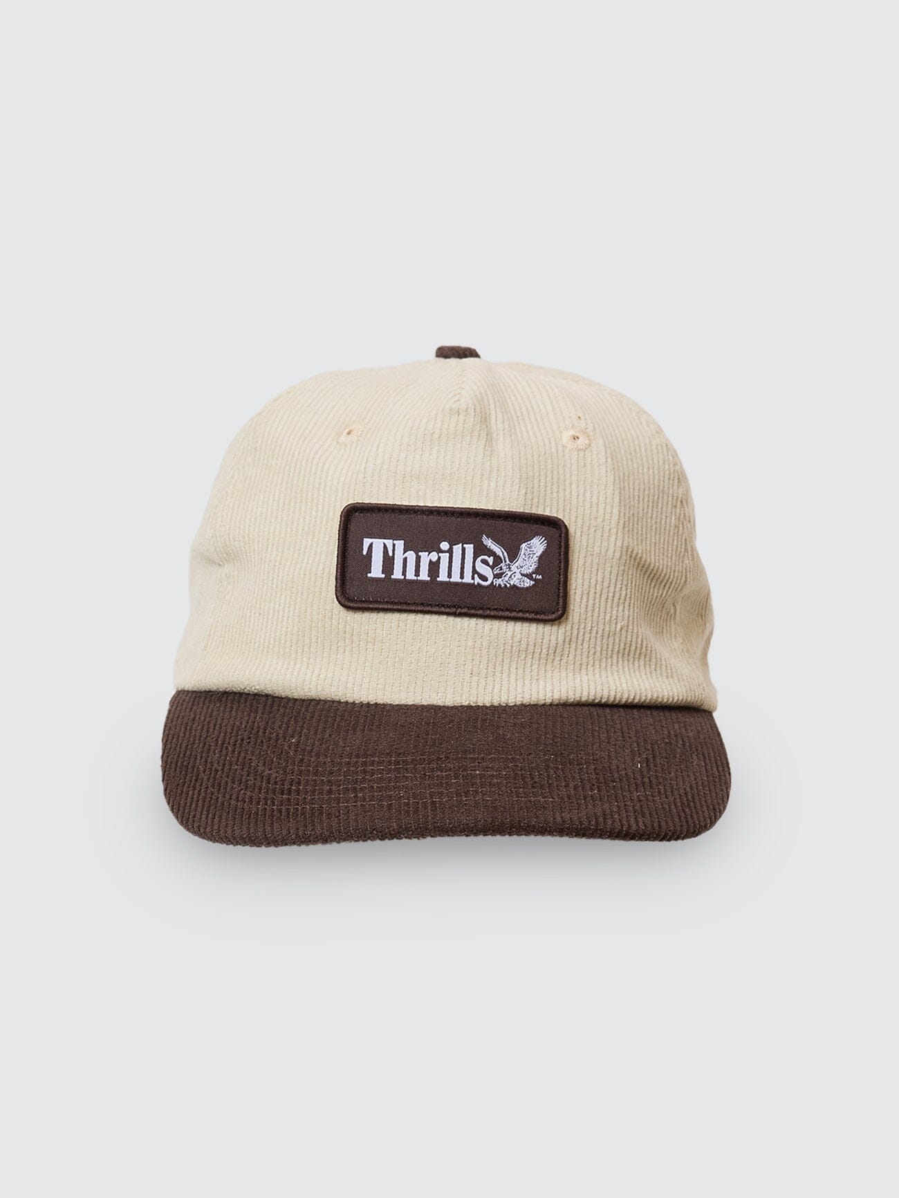 Thrills Workwear 5 Panel Cap - Heritage White - Desert
