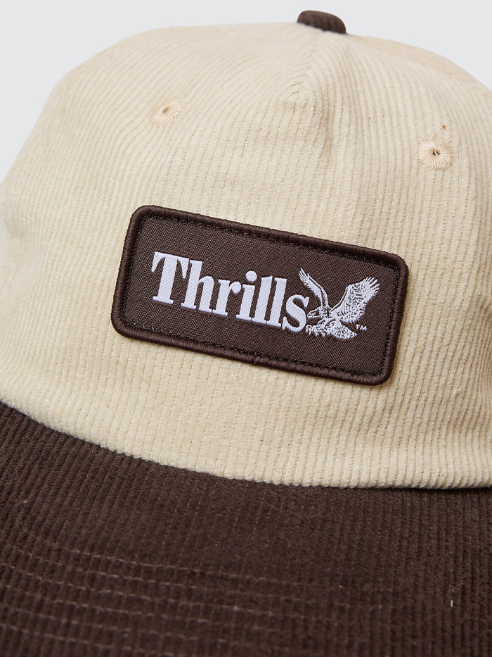 Thrills Workwear 5 Panel Cap - Heritage White - Desert
