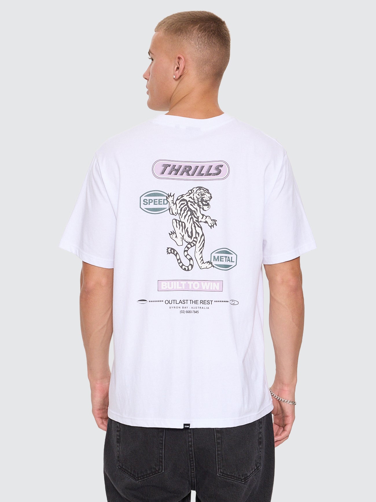 Built To Win Merch Tee - White