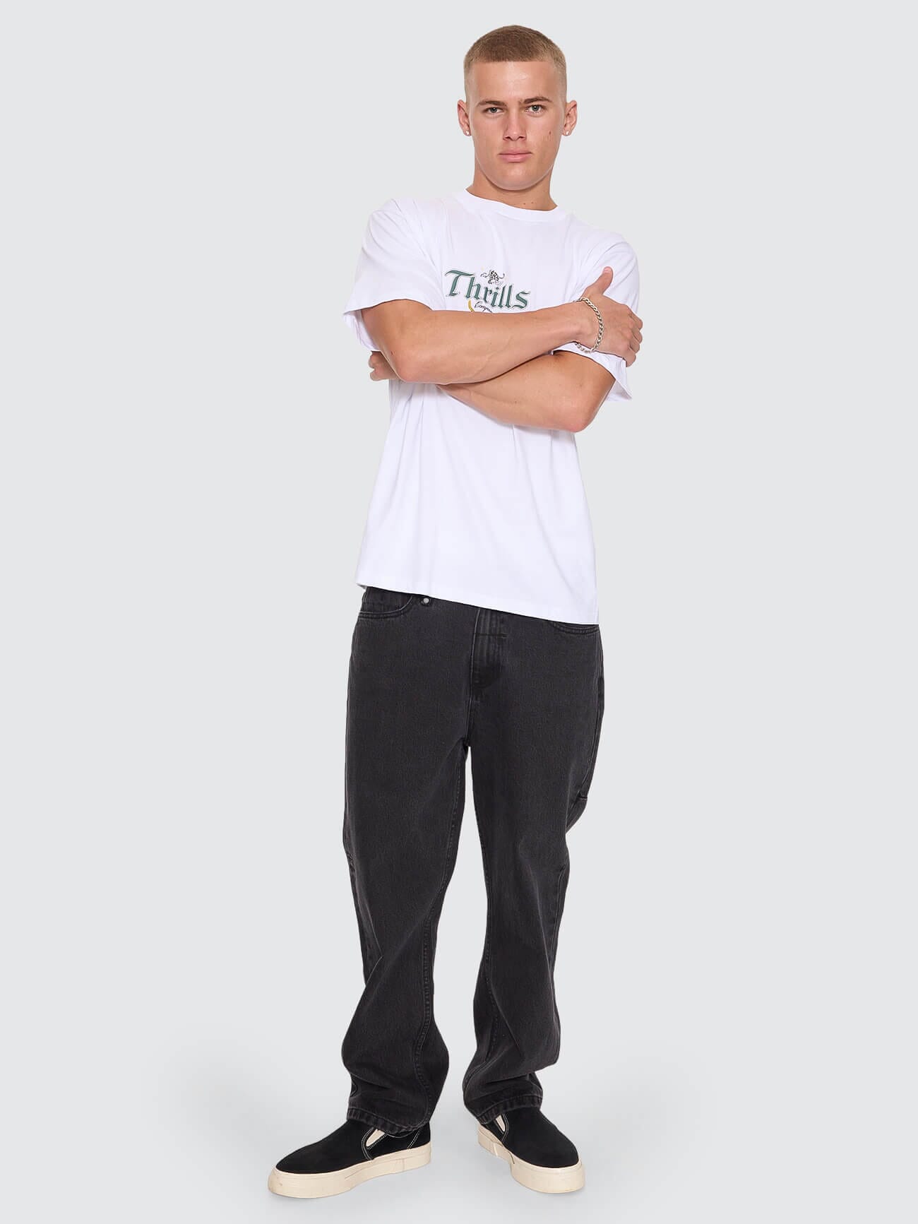 Twist Off Merch Tee - White XS