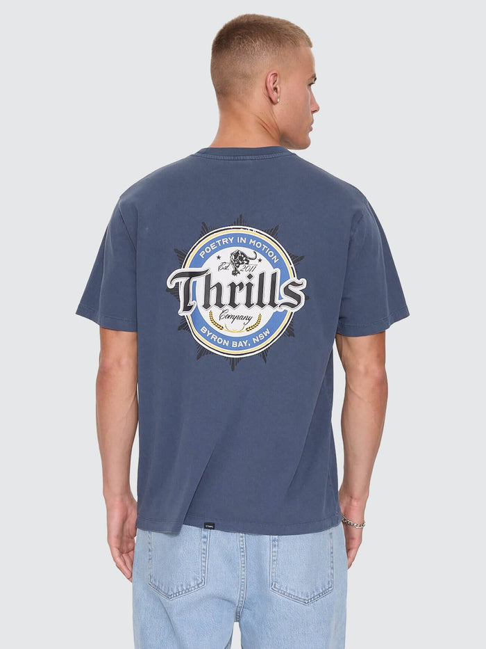 Twist Off Merch Tee - Heritage Navy XS