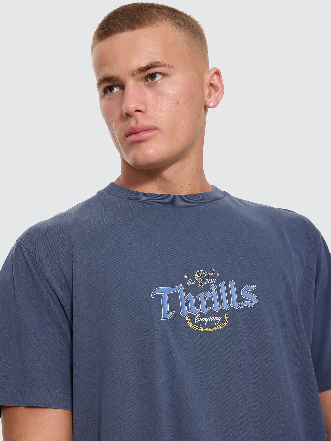 Twist Off Merch Tee - Heritage Navy XS