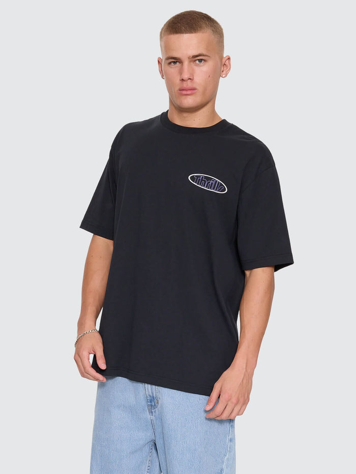 Val For The Win Oversize Tee - Faded Black XS