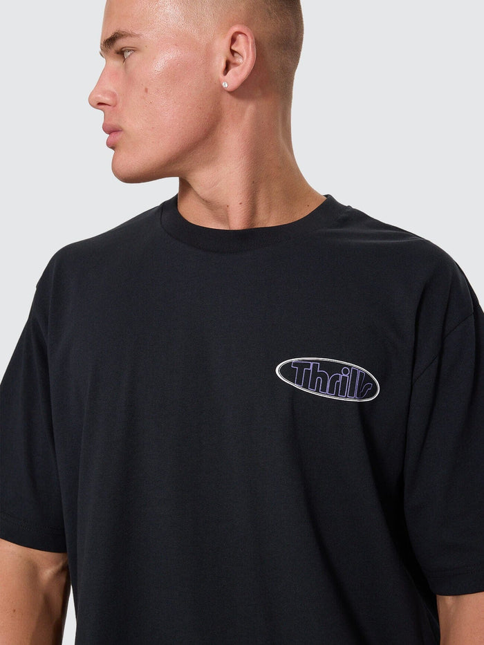 Val For The Win Oversize Tee - Faded Black XS