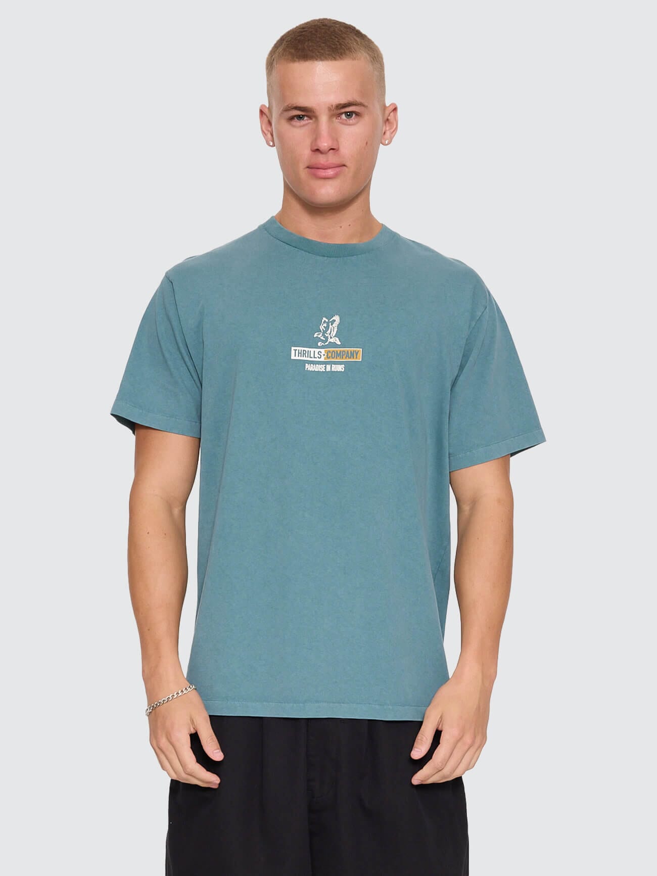 Risen Merch Tee - Troppo Teal XS