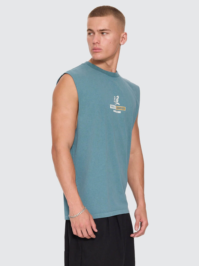 Risen Merch Muscle Tee - Troppo Teal XS
