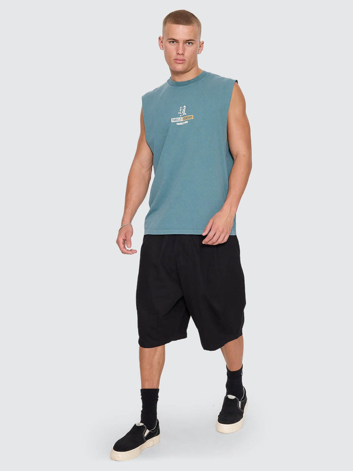 Risen Merch Muscle Tee - Troppo Teal XS